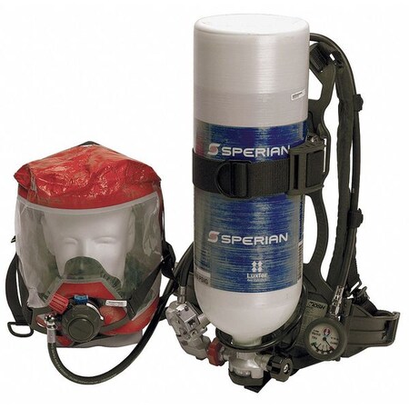 North Inds SCBA, Aluminum, Hood Nosecup, 30 min. 471281