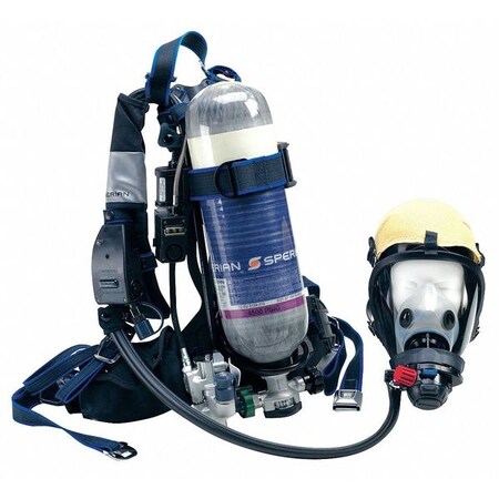 Honeywell Inds SCBA, Carbon, Full Facepc, 4500 psi 496324