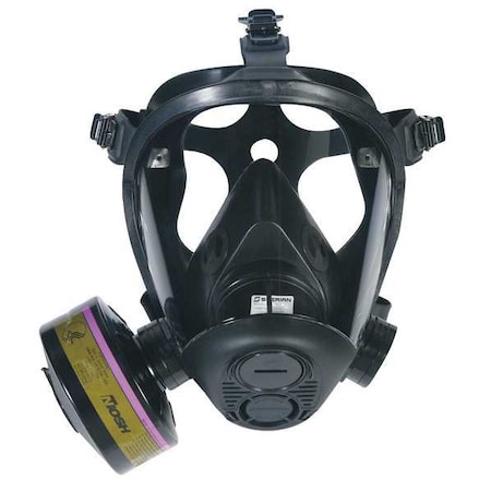 North Tactical Gas Mask, Small, 5 pt. Strap 753000