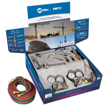 Smith Equipment Heavy Duty Combination Torch Outfit, HBA-30 Series, Acetylene, Welds Up To 1/2 in SC209, SW205 HBA-30300