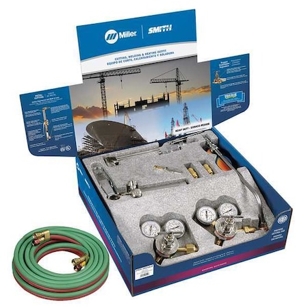 Smith Equipment Heavy Duty Combination Torch Lp Outfit, HBA-30 Series, Natural Gas, Propane, Welds Up To 1/2 in HBA-30510LP