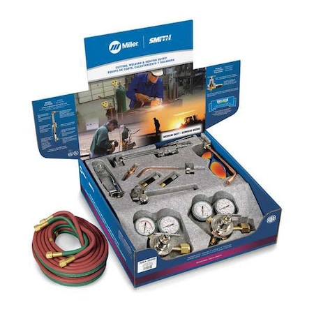 Smith Equipment Medium Duty Combination Outfit, MBA-30 Series, Acetylene, Welds Up To 3/8 in MC509, MW205 MBA-30300
