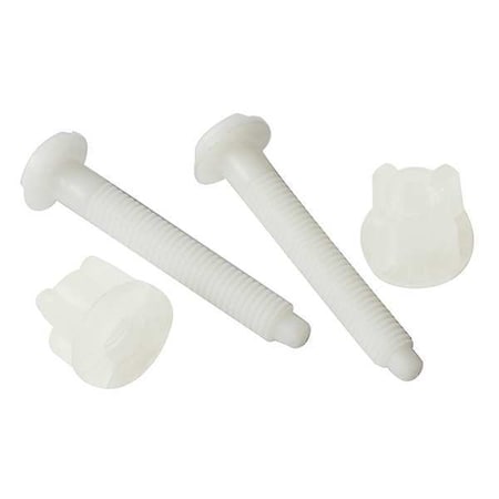 Zoro Select Hinge Bolt Set, Incl Bolts, Nuts 22UR81