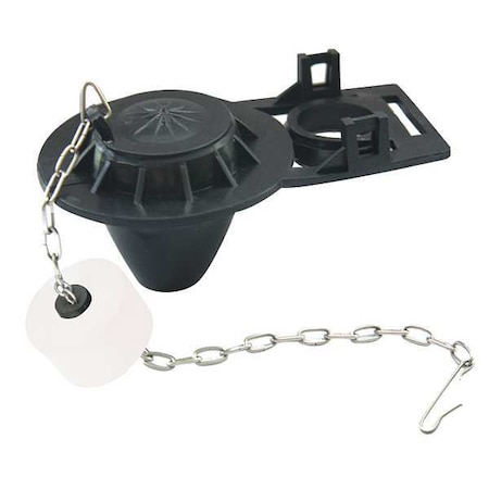 Zoro Select Flapper, Adjustable, Black 22UR87