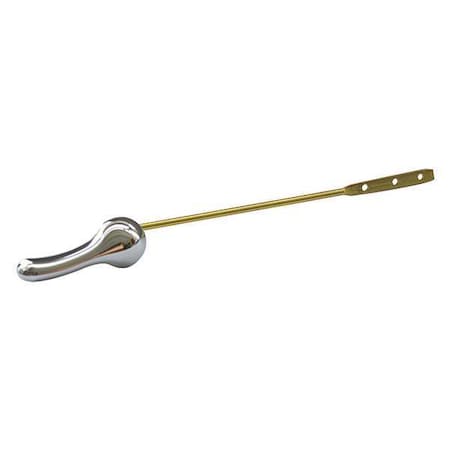 Zoro Select Euro Style Toilet Trip Lever, Chrome 22UR90