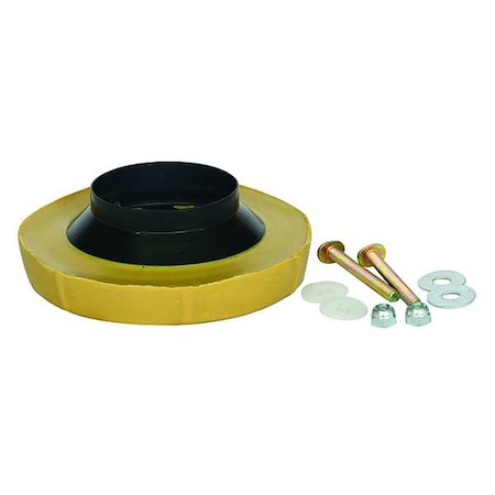 Zoro Select Toilet Bowl Gasket w/Flange Kit 22UR77