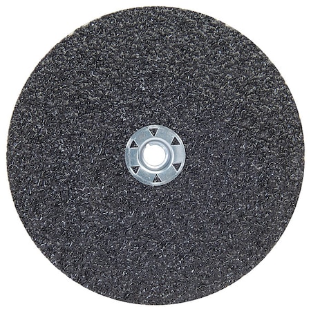 Norton Abrasives Fiber Disc, 7 In D, 100 G, PK10 66623395027