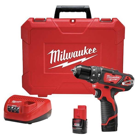 Milwaukee Tool M12 3/8 in Hammer Drill/Driver Kit 2408-22