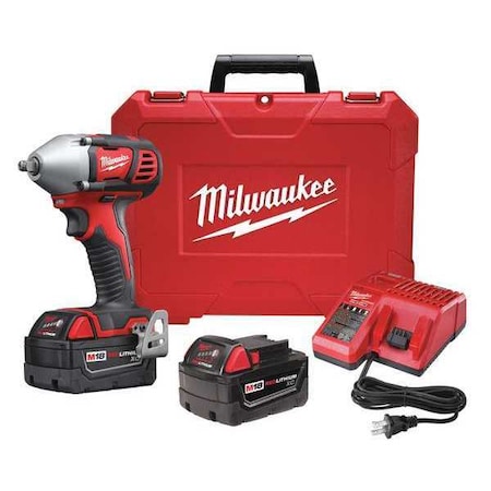 Milwaukee Tool M18 3/8" Impact Wrench Kit w/Friction Ring 2658-22