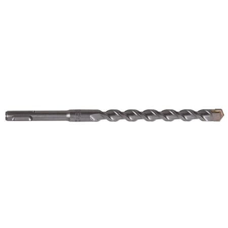 Westward 2-Cutter Hammer Drill Bit 5/16" x 12"L, SDS Plus 22UV61