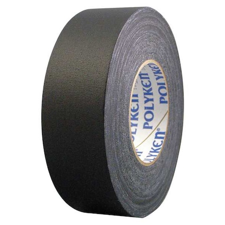 Polyken Gaffer's Tape, Black, 55 yd L, 1 in W 510
