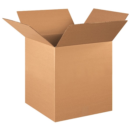 Zoro Select 16 in x 16 in x 18 in Shipping Box, Kraft, Corrugate, Single Wall, 32 ECT 22XL01