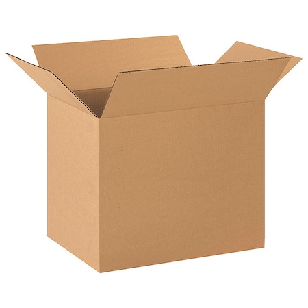 Zoro Select 20 in x 14 in x 16 in Shipping Box, Kraft, Corrugate, Single Wall, 32 ECT 22XL14