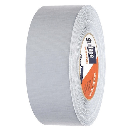Shurtape Duct Tape, Silver, 60-1/8 yd L, 1-7/8 in W 250019