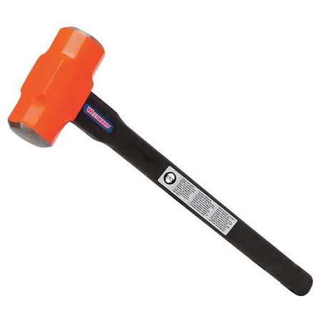 WESTWARD Sledge Hammer, 12 lb., 36 In, Rubber/Steel 22XP71