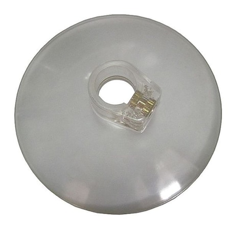 Speedaire Chip Shield, Plastic, 4 In Dia 22YK84