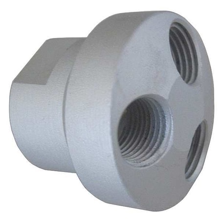 Speedaire Air Gun Manifold, 3/8 FNPT Inlet/Outlet 22YK89