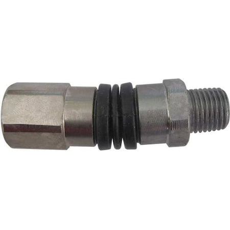 Speedaire Air Gun Elbow Swivel, 1/4 MNPT to FNPT 22YL07