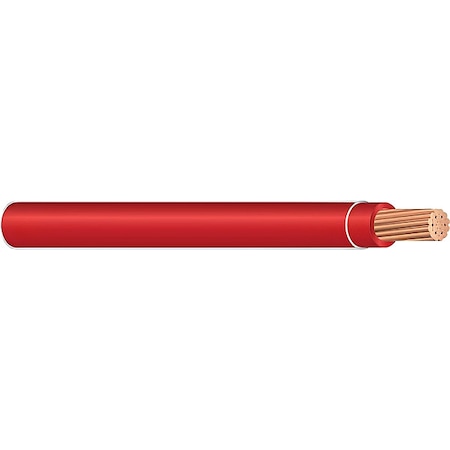 Southwire THHN Building Wire, Copper, 12 AWG, 1C, Red, Stranded 22966658