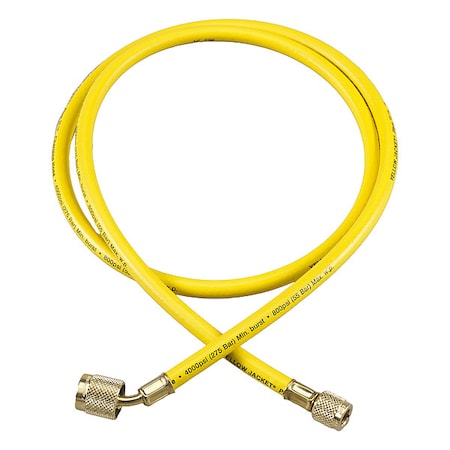 Yellow Jacket Hose, 6 ft L, Yellow, 800 psi, 1 Hose 22072