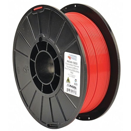 Lulzbot Chroma Strand INOVA-1800 Copolyester Filament, Red 2.85mm, 1kg reel RM-NY0022