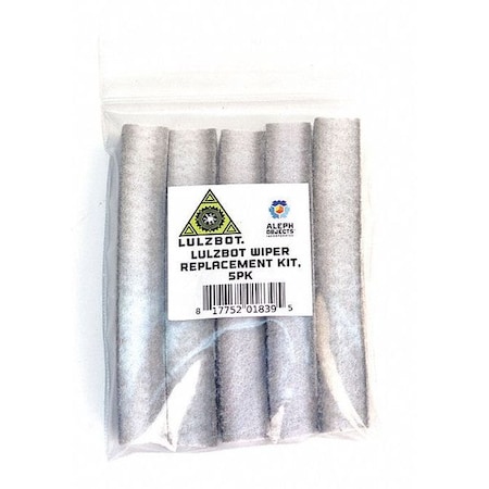 Lulzbot Wiper Replacement Kit, PK5 KT-CP0102