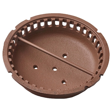 Jay R. Smith Manufacturing Floor Drain, Cast Iron, Round Type, 3" H 2233B