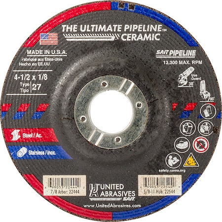 United Abrasives/Sait Abrasive Grinding Wheel 22444