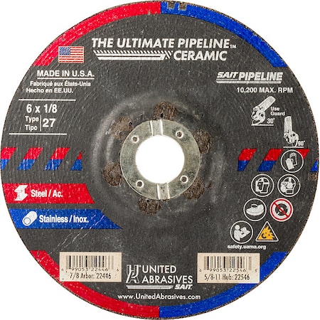 United Abrasives/Sait Abrasive Grinding Wheel 22446
