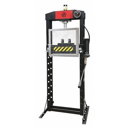 CHICAGO PNEUMATIC Air Pump Workshop Press, 20 Ton (20T), High Capacity, Durable, Robust Steel Frame CP86201
