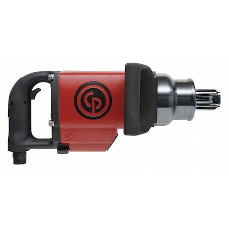 Chicago Pneumatic No 5 Spline Air Impact Wrench, D-Handle, Max Torque Reverse 3600 ft. lbf, 3500 RPM, 2-Jaws CP6120-D35L