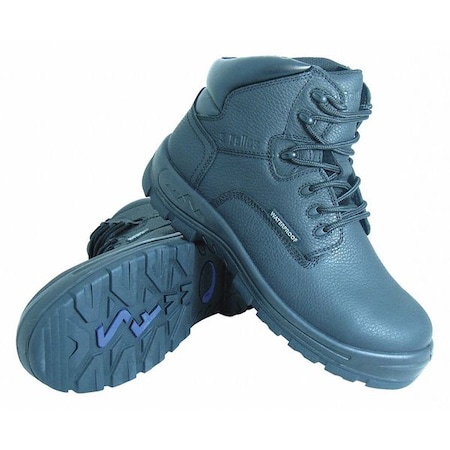 S Fellas By Genuine Grip Poseidon, Women's Composite Toe Hiker Work Boot, Black, 6, M, 650 650-6M