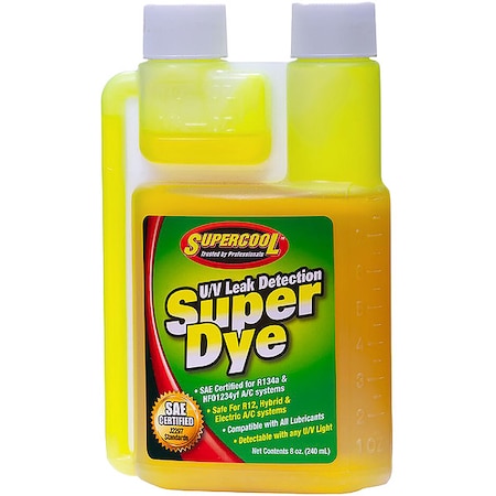 Supercool UV Leak Detection Dye, Green, Size 8 oz. 22816