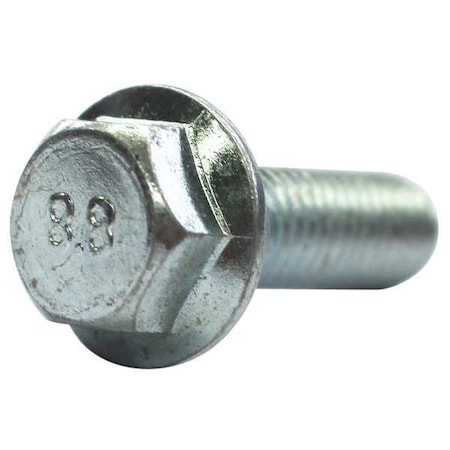 Zoro Select Flange M8 x 25 Bolt, PK7 PPUP4017G