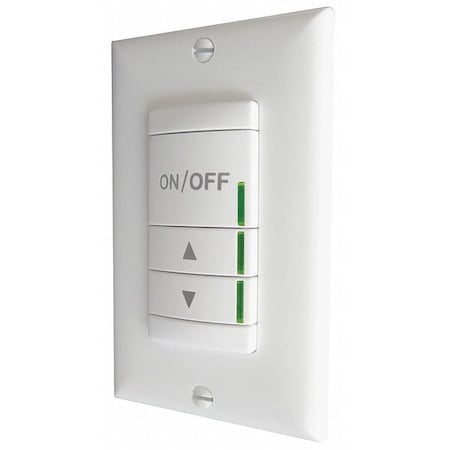 Sensorswitch Digital Wall Switch, 3 Buttons, Sensor Switch nLight Control System, Dimming, 15 to 24V DC, White NPODM DX WH