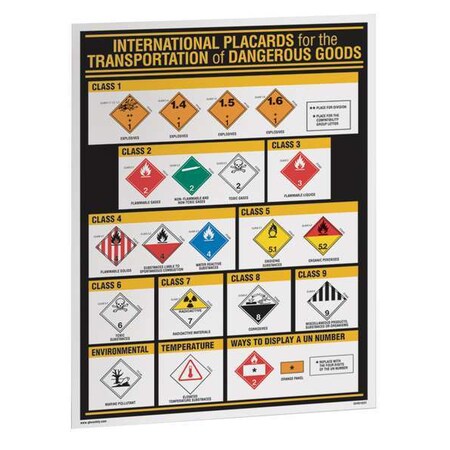 Ghs Safety GHS Wall Chart, English GHS1030