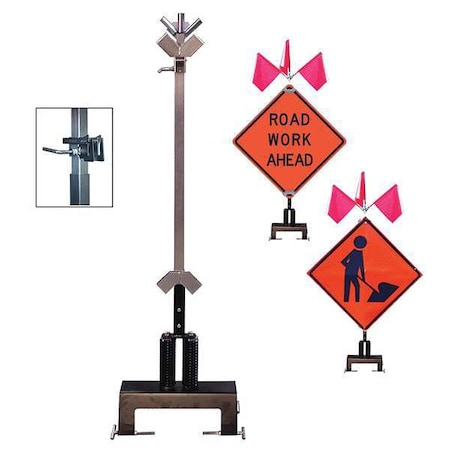 Dicke Barrier Mount Sign Stand JBM-TF18-RG/RU