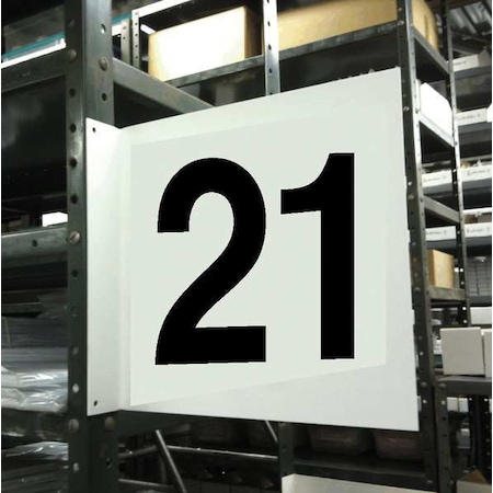Stranco Projecting Aisle Sign, Legend 21, HPS-2W1412-21 HPS-2W1412-21