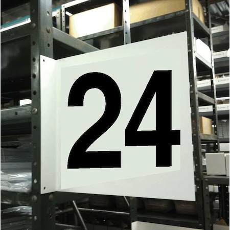 Stranco Projecting Aisle Sign, Legend 24, HPS-2W1412-24 HPS-2W1412-24