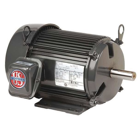 U.S. MOTORS 3-Phase General Purpose Motor, 15 HP, 254T Frame, 208-230/460V AC Voltage, 3,600 Nameplate RPM U15P1D