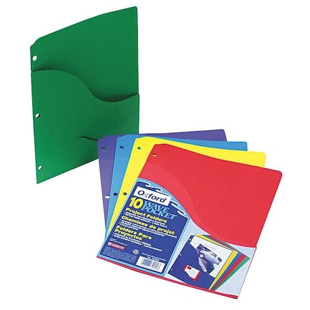 Pendaflex Pocket Folder 8-1/2 x 11", Assorted Expansion, Pk10 PFX32900
