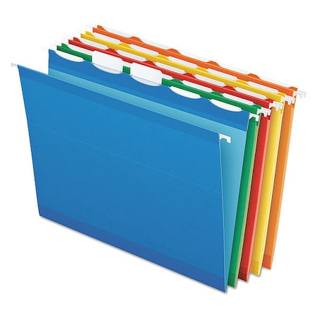 Zoro Select Hanging File Folders, Assorted, PK25 PFX42592