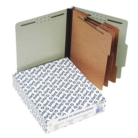 PENDAFLEX File Folders 8-1/2" x 11", 2/5-Cut Tab, Green, Pk10 PFX17174