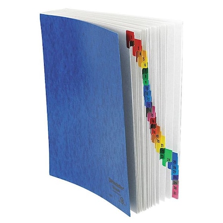 Zoro Select Expandable File (1-31) 8-1/2 x 11", 1-1/2" Expansion, Black PFX11013