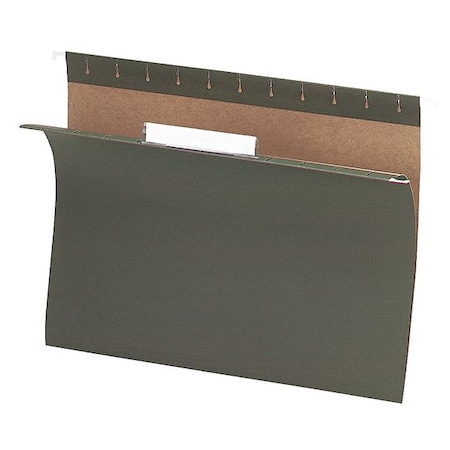 Zoro Select Hanging File Folder, Standard Green, PK25 PFX81601