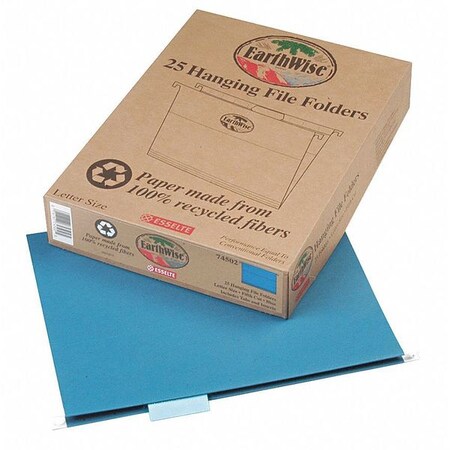 Pendaflex Hanging File Folders, Blue, PK25 PFX74502