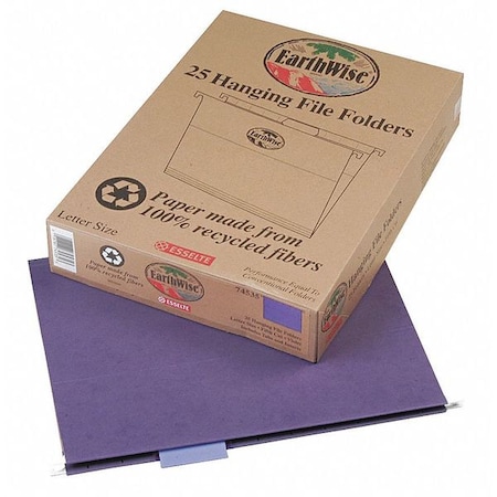 Pendaflex Hanging File Folders, Violet, PK25 PFX74535