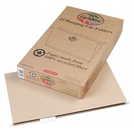 Pendaflex Hanging File Folders, Natural, PK25 PFX76542