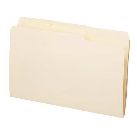 Zoro Select File Folders 8-1/2" x 14", 1/3-Cut Tab, Manila, Pk100 PFX75313