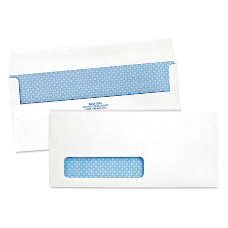 Quality Park Business Envelope, White, Paper, PK500 QUA21418
